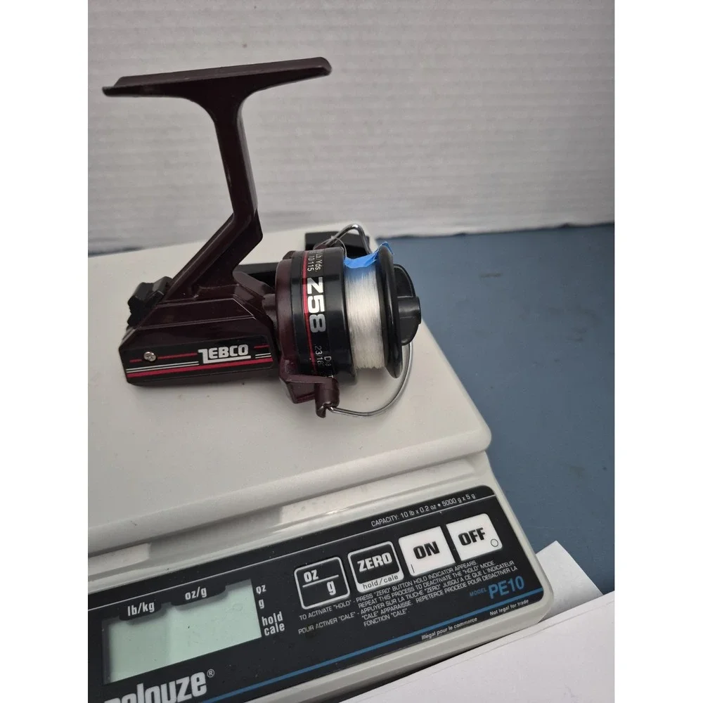 Zebco Z58 Trout Fishing Reels Spinning Reel High Capacity Spool 6lb 200 Yds